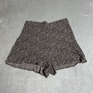 American Eagle Shorts Womens Small Leopard Animal‎ Print Flowy Pull On Boho